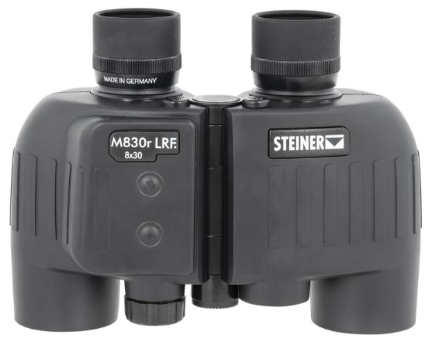 Picture of Steiner 2680 M830r Laser Rangefinder 8x 30mm Mil Radian Ranging Reticle, Floating Prism Auto Focus, Black Makrolon w/Rubber Armor