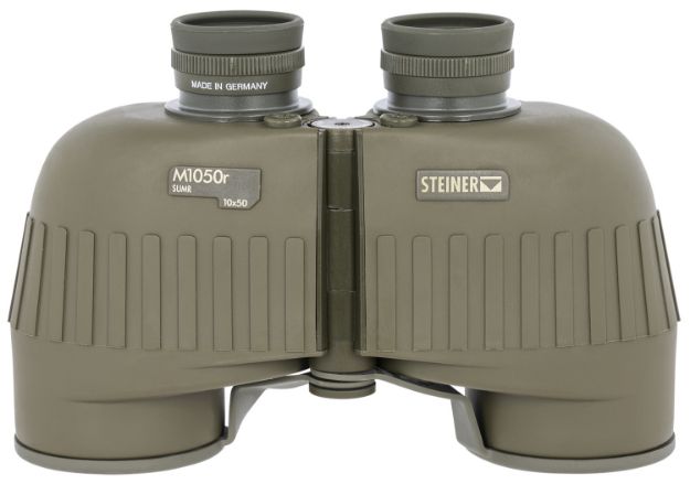 Picture of Steiner 2663 M1050 Laser Protection Filter 10x50mm SUMR Military Ranging Reticle Floating Prism Sports-Auto Focus, OD Green Makrolon w/Rubber Armor