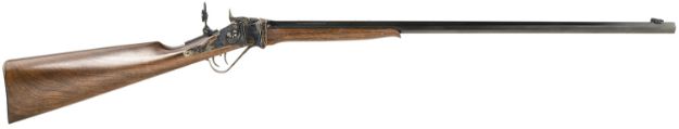 Picture of Taylors & Company 220069 Half-Pint Sharps 44-40 Win Caliber with 1rd Capacity, 26" Blued Barrel, Color Case Hardened Metal Finish & Walnut Stock Right Hand (Full Size)