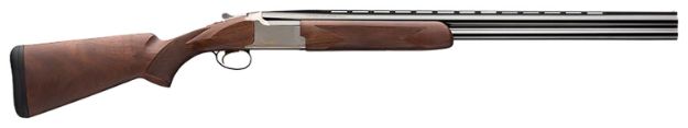 Picture of Browning 018259305 Citori Hunter 12 Gauge 26" Barrel 3" 2rd, Blued Barrels, Silver Nitride Finished Receiver With Gold Enhancement, Grade II Satin American Walnut Stock