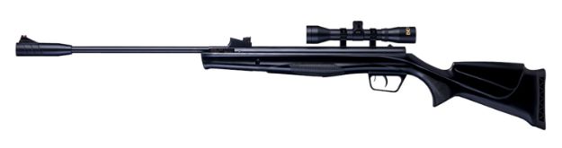 Picture of Beeman 10616 Sportsman Combo Spring Piston 177 1 Shot Black Barrel, Black Receiver, Black Scope 4x32mm