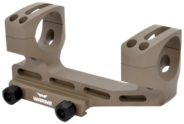 Picture of Warne SHXSKEL34DE X-SKEL Scope Mount/Ring Combo Dark Earth Cerakote 34mm