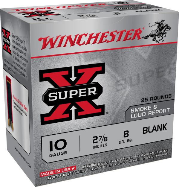 Picture of Winchester Ammo XBP10W Super X Blank 10Gauge 2.87" 25 Per Bx/10 Case