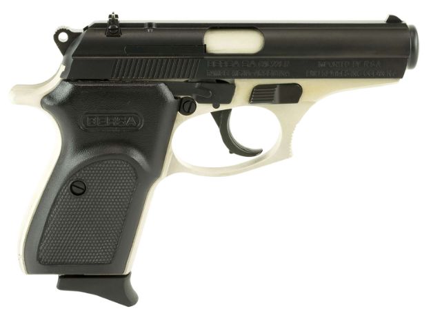 Picture of Bersa T22DT Thunder  Micro-Compact Frame 22 LR 10+1 3.50" Nickel Steel Barrel, Matte Black Serrated Slide, Nickel Aluminum Frame w/Beavertail