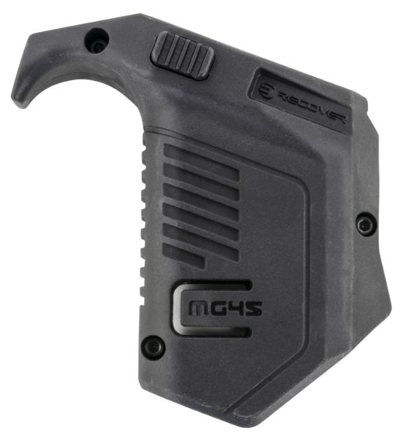 Picture of Recover Tactical MG4501 Angled Mag Pouch  Double Stack, Black Polymer, 45 ACP/10mm Auto, Compatible w/ Glock