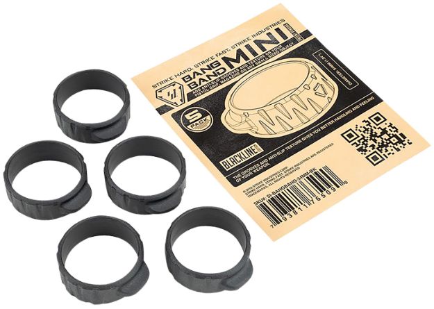 Picture of Strike Industries BANGBAND34MMBK Bang Band Mini 34mm Made of Black Rubber 5 Pack