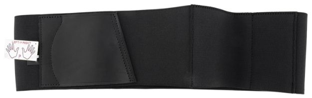 Picture of Galco UWBKMED2 UnderWraps 2.0 Black Medium Leather/Nylon Handgun