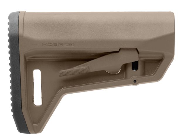 Picture of Magpul MAG1242-FDG MOE SL-M Carbine Stock Flat Dark Earth Synthetic for Mil-Spec AR-Platform