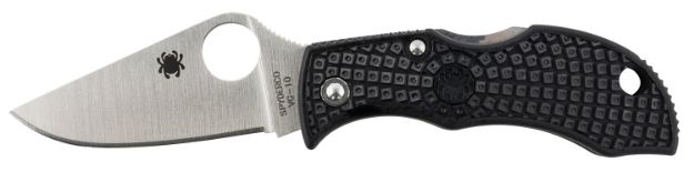 Picture of Spyderco MBKP Manbug  1.95" Folding Plain Stonewashed VG-10 SS Blade, Black FRN Handle