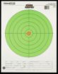 Picture of Champion Targets 45795 Score Keeper  Bullseye Paper Hanging 100 yds Rifle Large Fluorescent Green & Orange 12 PK