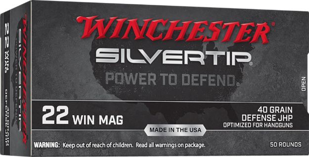 Picture of Winchester Ammo W22MST Silvertip  22Mag 40gr Silvertip Hollow Point 50 Per Box/20 Case