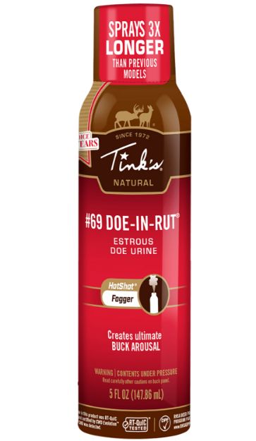 Picture of Tinks W5500 #69 Doe-In-Rut Estrous Fogger Deer Attractant Doe In Estrus Scent 5 oz Aerosol