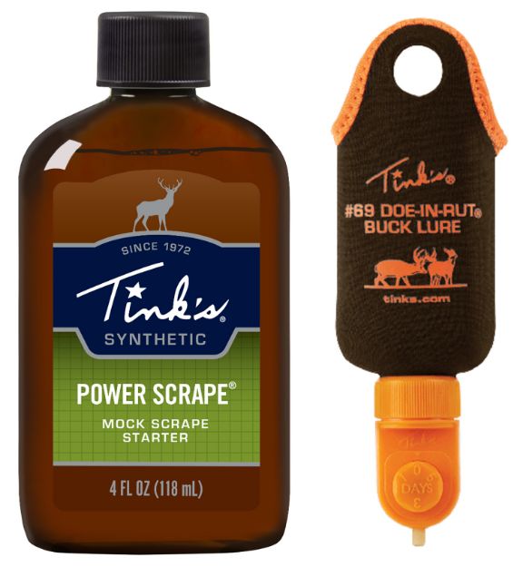 Picture of Tinks W5105 Dial-A-Dripper Power Scrape Combo Deer Attractant Mock Scrape Starter Scent 4 oz Dripper