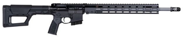 Picture of Geissele Automatics 08379LB GFR Stratomatch 6mm ARC 5+1 20", Black, Magpul PRS Lite Stock, OEM Polymer Grip, Muzzle Brake, 15" M-LOK Handgaurd, Ambi Safety