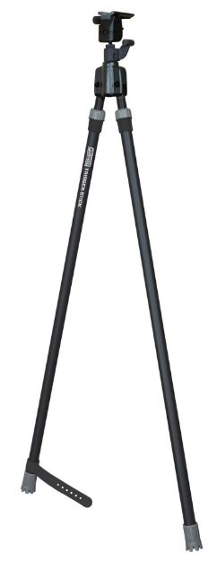 Picture of Primos 65827 Trigger Stick  Bipod made of Steel with Black & Gray Finish, QD Swivel Stud Attachment Type & Tall Height (Clam Package)