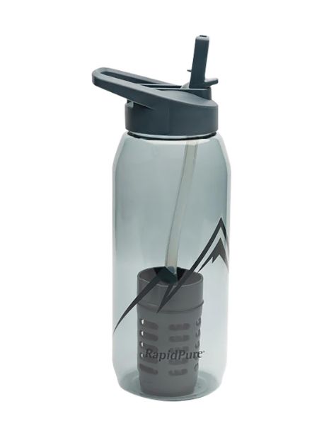 Picture of RapidPure 01600123 Purifier + Plastic Bottle 3.5" x 3.5" x 9.5", Includes Ultralight Straw