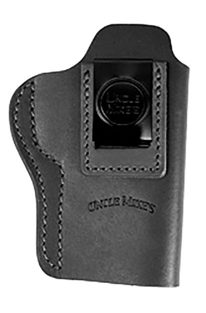 Picture of Uncle Mikes-leather(1791) UMIWB5MBLA Inside the Waistband  IWB Size 05 Matte Black Leather Belt Clip Fits Sig P320 Right Hand