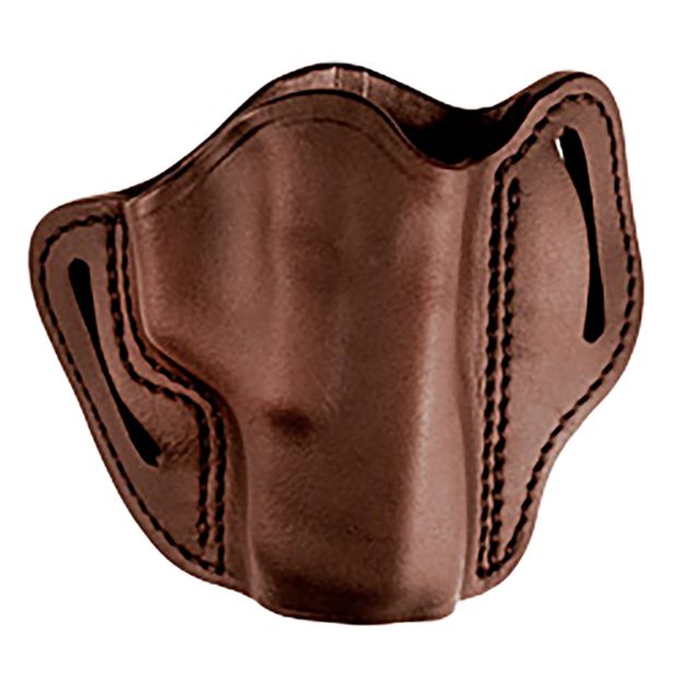 Picture of Uncle Mikes-leather(1791) UMOWB2BRWR Outside The Waistband  OWB Size 02 Brown Leather Compatible w/Glock 17/19, Belt Slide Mount, Right Hand