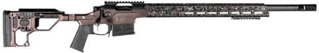 Picture of Christensen Arms 8010310700 Modern Precision  7mm PRC 26" Threaded Carbon Fiber Barrel 5+1, Black Nitride Finish, Desert Brown Anodized Folding Stock, Polymer Grip