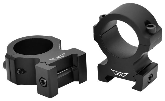 Picture of Warne V602M Horizontal Rings Vapor Matte Black 1" High 0 MOA