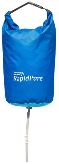 Picture of RapidPure 01600142 Purifier + 9L Gravity System Blue Plastic, 8" x 8" x 14"