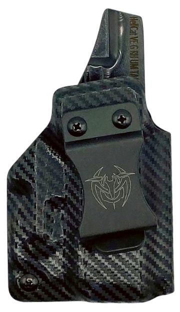 Picture of Viridian 950-0293 UM Tactical Qualifier IWB/OWB Black Boltaron Belt Clip/Belt Loop Fits Springfield Hellcat Right Hand