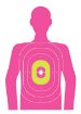 Picture of EZ-Aim 15646 In the Pink  Paper Works w/Handgun/Shotgun/Airsoft Gun/BB Guns/Pellet Gun 12 x 18 Pink 8 Pack