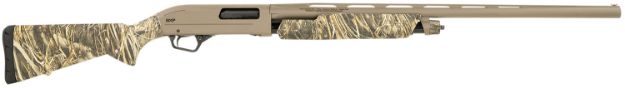 Picture of Winchester Repeating Arms 512432292 SXP Hybrid Hunter 12 Gauge 3.5" 4+1 (2.75") 28", FDE Barrel/Rec, Realtree Max-7 Furniture, Fiber Optic Sight, Includes 3 Invector-Plus Chokes