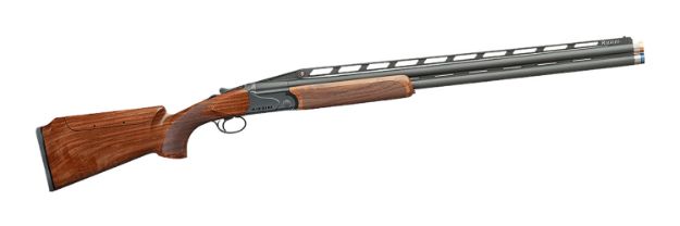 Picture of Rizzini USA 26011230 BR110 Sporter IPS Over/Under 12 Gauge 2rd 30" Chrome Lined XL Back Bored, Adj. Vent Rib, Matte Gray Barrel/Rec, Grade II Turkish Walnut Stock w/Adj Comb, 5 Ext. Chokes