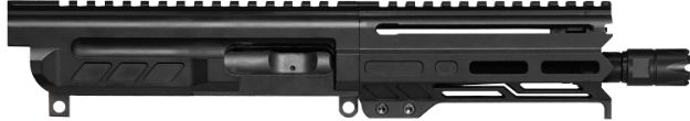 Picture of CMMG 94B6829AB Dissent  9mm Luger 6.50", Left Side Charging Handle, Armor Black, OEM Zeroed Linear Comp, 4.60" M-LOK Handguard for AR-Platform, Picatinny End Plate