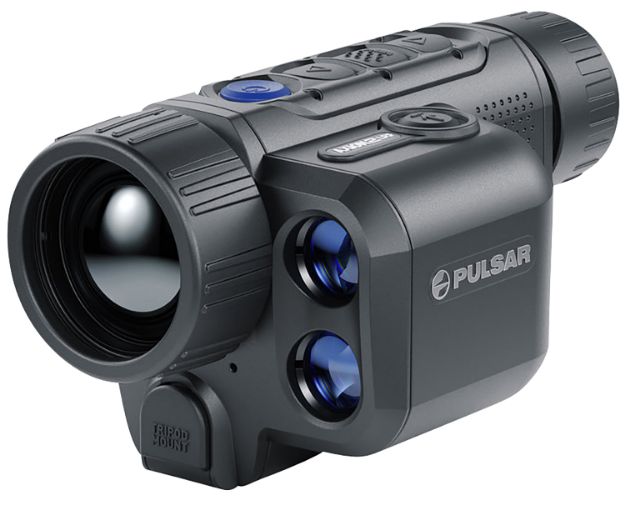 Picture of Pulsar  Axion 2 Pro LRF XQ35 Thermal Monocular Black 2-8x 35mm Multi Reticle 384x288, 50Hz Resolution Zoom 4x Features Laser Rangefinder