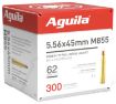 Picture of Aguila 1E556125 Green Tip M855 5.56x45mm NATO 62gr Full Metal Jacket Boat Tail 300 Per Box/4 Case