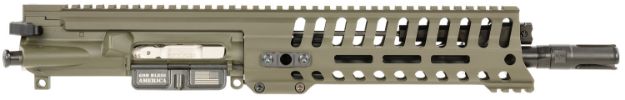 Picture of Patriot Ordnance Factory 01988 P415 Complete Upper (Piston Driven Adj. Gas Block) 5.56x45mm NATO 10.5", OD Green Anodized, 3-Port Muzzle Brake, 9" MMR M-LOK Handguard