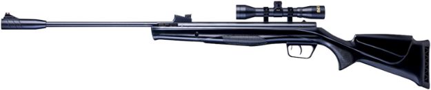 Picture of Beeman 10616GP Sportsman Combo Gas Ram 177 Pellet 1rd, Black, Fixed Synthetic Stock, Fiber Optic Sights, 4x32mm Scope