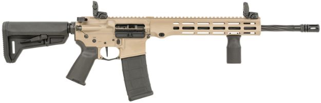 Picture of Maxim Defense MXM49735 MD15 L 5.56x45mm NATO 30+1 16" Fluted Barrel, FDE Rec/M-LOK Handguard, Black Magpul Furniture, SL-K Stock, MBUS Sights, Blackout Defense Flat Trigger