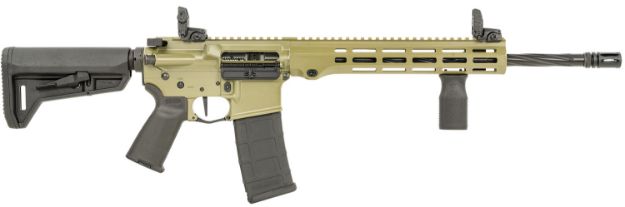 Picture of Maxim Defense MXM49736 MD15 L 5.56x45mm NATO 30+1 16" Fluted Barrel, Bazooka Green Rec/M-LOK Handguard, Black Magpul Furniture, SL-K Stock, MBUS Sights, Blackout Defense Flat Trigger