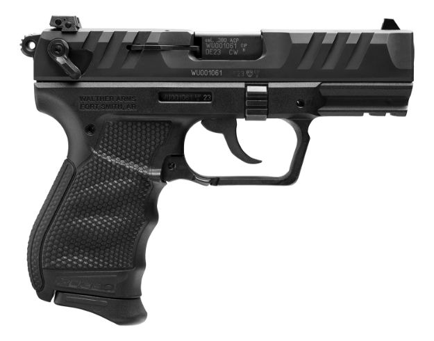 Picture of Walther Arms 5050508 PD380  Carry Frame 380 ACP 9+1, 3.70" Black Steel Barrel, Black Serrated Steel Slide, Black Polymer Frame w/Picatinny Rail, Black Finger Grooved Grip, Ambidextrous Slide Safety