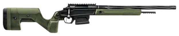 Picture of Stag Arms SABR01030001 Pursuit  308 Win 5+1 18" Threaded/Fluted Sporter, Black Cerakote Barrel/Rec, OD Green OEM Hybrid Hunter Stock, TriggerTech Trigger, 20 MOA Scope Mount