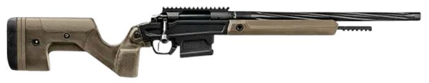 Picture of Stag Arms SABR01040001 Pursuit  308 Win 5+1 18" Threaded/Fluted Sporter, Black Barrel/Rec, Tan OEM Hybrid Hunter Stock, TriggerTech Trigger, 20 MOA Scope Mount