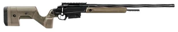 Picture of Stag Arms SABR02040001 Pursuit  6.5 PRC 3+1 22" Threaded/Fluted Sporter, Black Barrel/Rec, Tan OEM Hybrid Hunter Stock, TriggerTech Trigger, 20 MOA Scope Mount