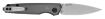 Picture of Kershaw 7551 Launch 18 Automatic 2.79" Folding Spear Point Plain Stonewashed CPM 154 SS Blade, Gray Anodized w/Black Oxide Hardware Aluminum Handle, Includes Pocket Clip