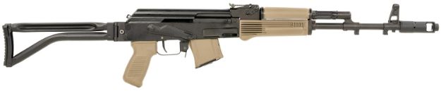 Picture of Arsenal SAM7SF-84EFDEM SAM7SF 84E 7.62x39mm 16.33" 10+1, Black Rec, Folding Stock, FDE Polymer Grip/Handguard, Muzzle Brake, Ambi Safety, Adj. Sights, Enhanced FCG