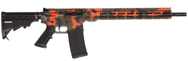 Picture of Great Lakes Firearms GL15223MCMP AR-15 Mission 223 Wylde 30+1 16", Deer Camp Camo Rec/15" M-Lok Handguard, Black Carbine Stock & A2 Grip, Muzzle Brake