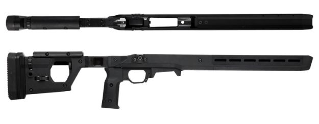 Picture of Magpul MAG997-BLK Pro 700 Stock Fixed w/Aluminum Bedding Black Synthetic for Remington 700 SA