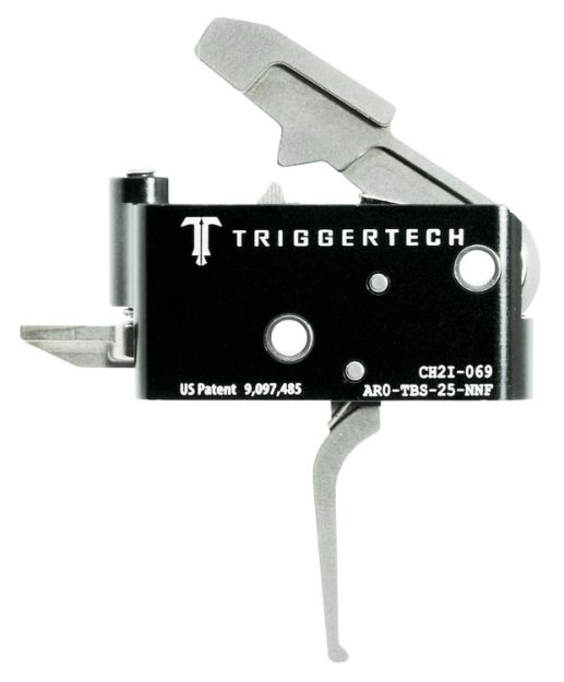 Picture of TriggerTech AROTBS25NNF Adaptable Primary Two-Stage Flat Trigger with 2.50-5 lbs Draw Weight for AR-15 Right