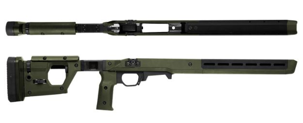 Picture of Magpul MAG997-ODG Pro 700 Stock Fixed w/Aluminum Bedding OD Green Synthetic for Remington 700 SA