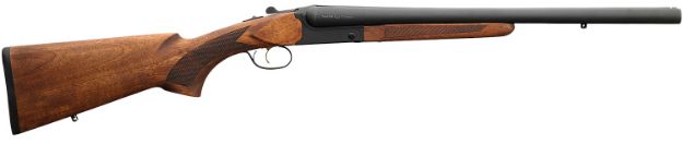 Picture of Chiappa Firearms 930.360 500 Field 12 Gauge Break Open 3" 2 20" Black Side By Side Barrel, Black Steel Receiver, Fixed Walnut Wood Stock