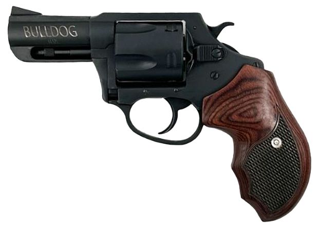 Picture of Charter Arms 14423 Bulldog  44 Special 5rd 2.50" Black Passivate Steel Barrel & Cylinder, Black Passivate Steel Frame, Rosewood Grip, Exposed Hammer