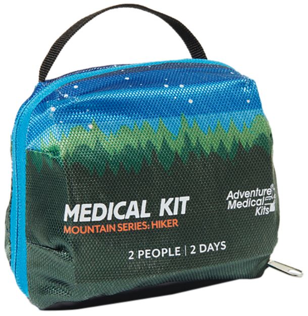 Picture of Adventure Medical Kits 01001021 Mountain Hiker Medical Kit First Aid Water Resistant Orange/Blue