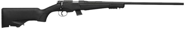 Picture of Escort HE22LR2502BK Escort  22 LR 10+1 25" Black Threaded Barrel, Black Grooved Steel Receiver, Black Synthetic Fixed Stock